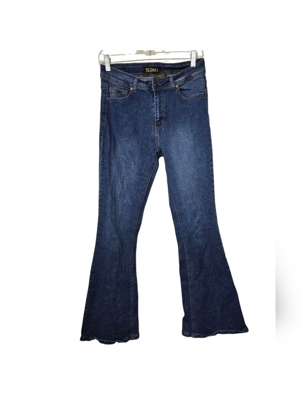 Stag Jeans Blue Denim Flare Leg Jeans 9/27